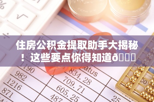 克孜勒苏住房公积金提取助手大揭秘！这些要点你得知道😎