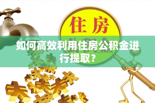 克孜勒苏如何高效利用住房公积金进行提取？